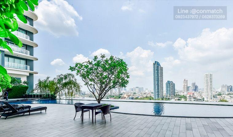 picture 2Bed | 2Bath | BTS Saphan Taksin | 89sqm | THB 65,000/mo | Fl.35 — Menam Residences Bangkok - 3/10