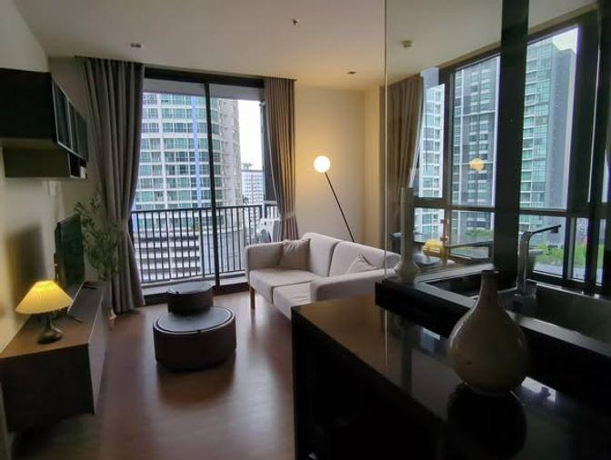 รูป 1 ห้องนอน | 1 ห้องน้ำ | BTS Phra Khanong | 45 ตร.ม. | 27,000 บาท/เดือน | ชั้น 12 — The Line Sukhumvit 71 กรุงเทพฯ - รูปที่ 3/5