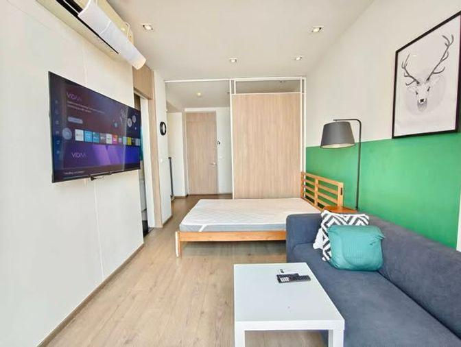 รูป สตูดิโอ | 1 ห้องน้ำ | BTS Phrom Phong | 28 ตร.ม. | 16,000 บาท/เดือน | ชั้น 18 — Park 24 กรุงเทพฯ - รูปที่ 1/5