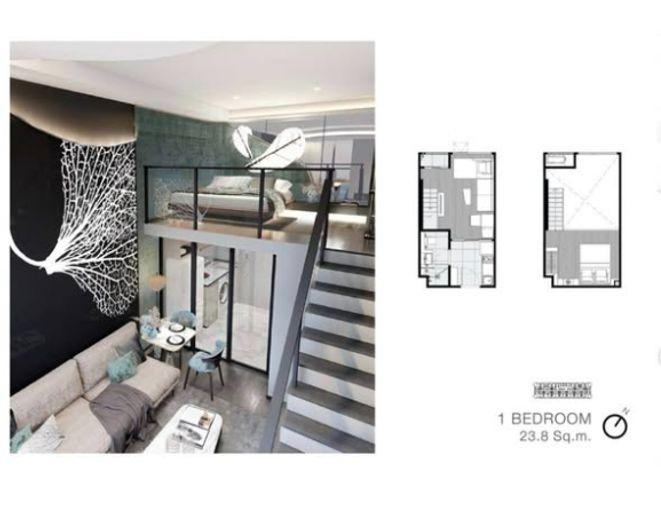 รูป 1 ห้องนอน | 1 ห้องน้ำ | BTS Siam | 34 ตร.ม. | 32,000 บาท/เดือน | ชั้น 26 — Park Origin กรุงเทพฯ - รูปที่ 3/5