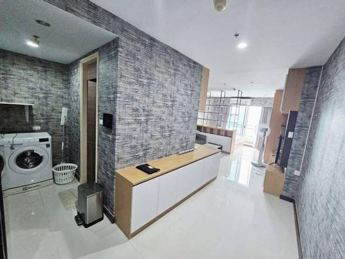 picture Studio | 1Bath | MRT Khlong Toei | 43sqm | THB 18,000/mo | Fl.28 — Supalai Prima Riva Bangkok - 1/5