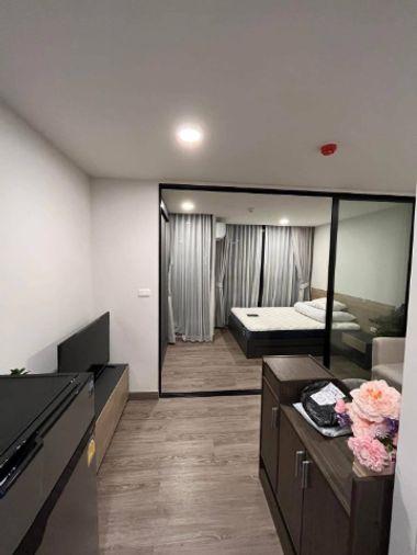 รูป 1 ห้องนอน | 1 ห้องน้ำ | BTS Krung Thon Buri | 27 ตร.ม. | 13,000 บาท/เดือน | ชั้น 5 — Flexi Sathon - Charoennakhon Sation กรุงเทพฯ - รูปที่ 8/9