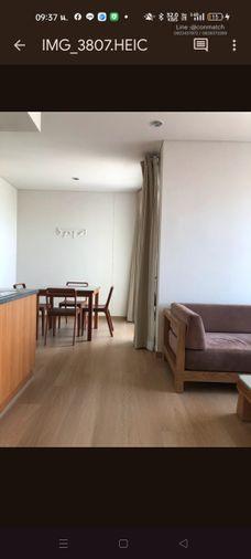 รูป 1 ห้องนอน | 1 ห้องน้ำ | BTS Krung Thon Buri | 58 ตร.ม. | 23,000 บาท/เดือน | ชั้น 26 — Villa Sathorn กรุงเทพฯ - รูปที่ 5/8