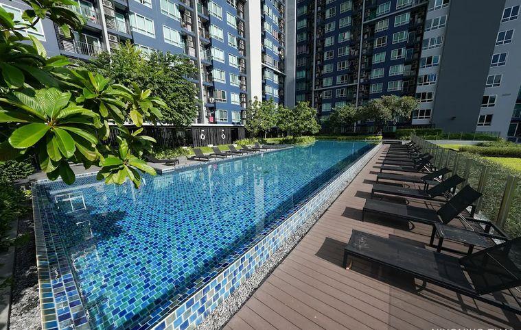 รูป 1 ห้องนอน | 1 ห้องน้ำ | BTS On Nut | 31 ตร.ม. | 15,000 บาท/เดือน | ชั้น 37 — The Base Sukhumvit 77 กรุงเทพฯ - รูปที่ 2/10