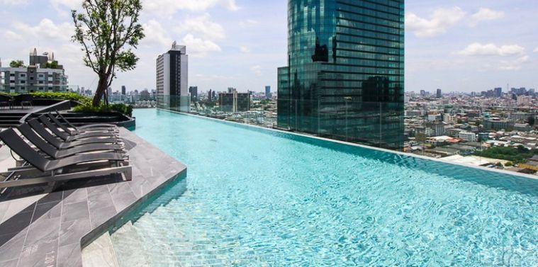 รูป 1 ห้องนอน | 1 ห้องน้ำ | MRT Phra Ram 9 | 44 ตร.ม. | 37,000 บาท/เดือน | ชั้น 16 — Knightsbridge Space Rama 9 กรุงเทพฯ - รูปที่ 2/10