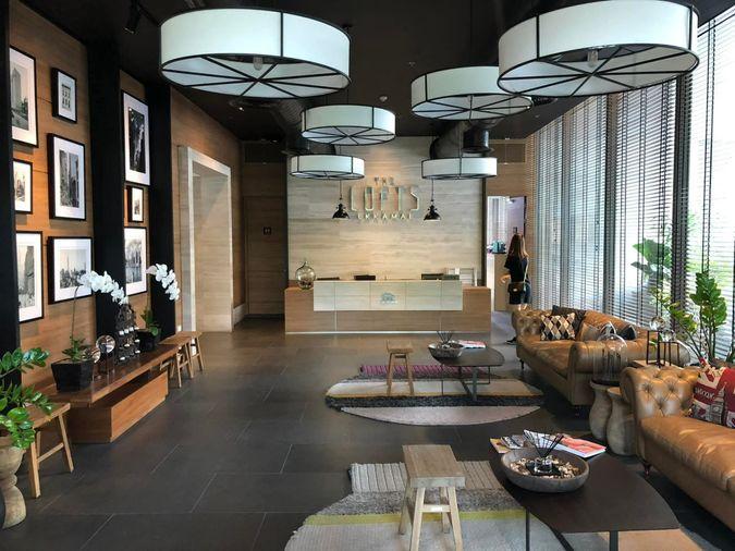รูป 2 ห้องนอน | 1 ห้องน้ำ | BTS Ekkamai | 60 ตร.ม. | 45,000 บาท/เดือน | ชั้น 13 — The Lofts Ekkamai กรุงเทพฯ - รูปที่ 4/8