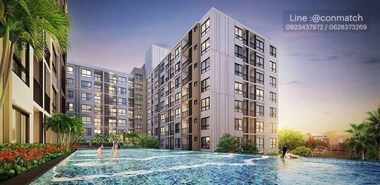 รูป 1 ห้องนอน | 1 ห้องน้ำ | BTS Bearing | 42 ตร.ม. | 14,000 บาท/เดือน | ชั้น 8 — Supalai City Resort Bearing Station กรุงเทพฯ - รูปที่ 1/1