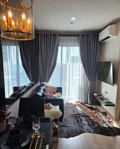 picture 1Bed | 1Bath | MRT Phra Ram 9 | 26sqm | THB 22,000/mo | Fl.26 — Nue District R9 Bangkok - 1/4