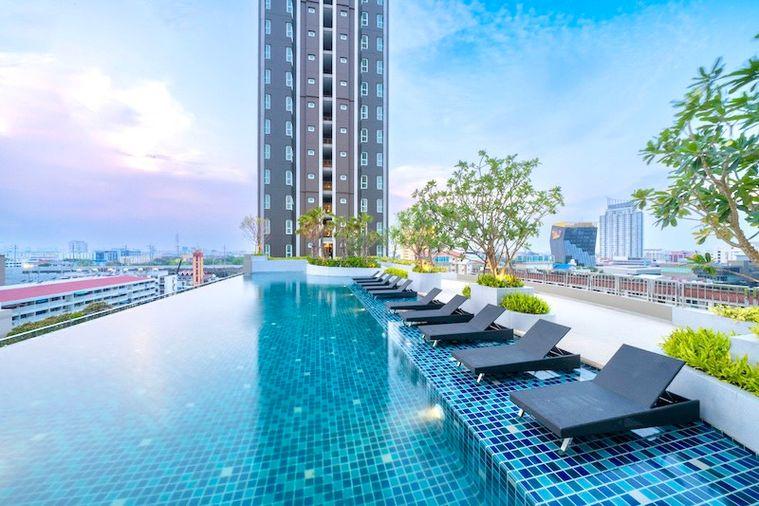 รูป 1 ห้องนอน | 1 ห้องน้ำ | BTS Yaek Lam Sali | 29 ตร.ม. | 12,000 บาท/เดือน | ชั้น 16 — Supalai Veranda Ramkhamhaeng กรุงเทพฯ - รูปที่ 5/6
