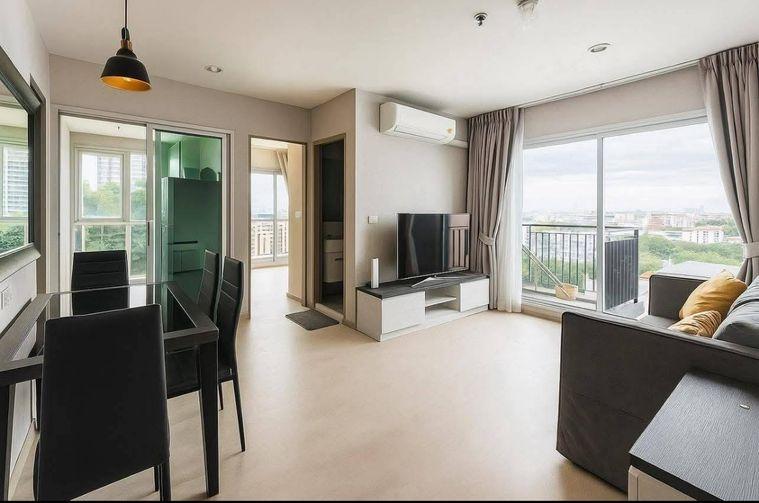 picture 2Bed | 2Bath | MRT Huai Khwang | 55sqm | THB 27,000/mo | Fl.11 — Life Ratchada Bangkok - 9/10