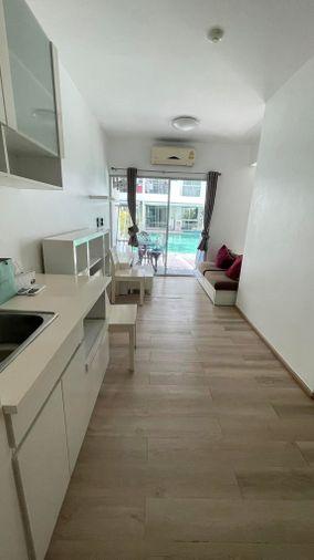 รูป 1 ห้องนอน | 1 ห้องน้ำ | MRT Phra Ram 9 | 48 ตร.ม. | 12,000 บาท/เดือน | ชั้น 1 — Space Condo Asoke-Ratchada กรุงเทพฯ - รูปที่ 2/3