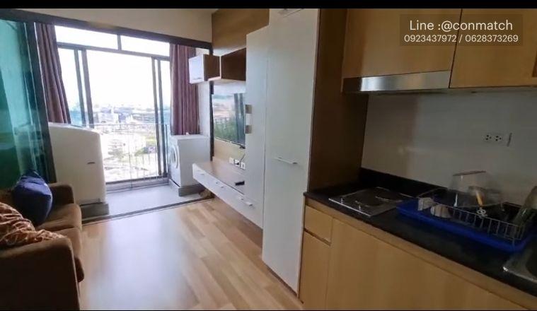 รูป สตูดิโอ | 1 ห้องน้ำ | BTS Udom Suk | 26 ตร.ม. | 26,000 บาท/เดือน | ชั้น 14 — Ideo Blucove Sukhumvit กรุงเทพฯ - รูปที่ 1/1
