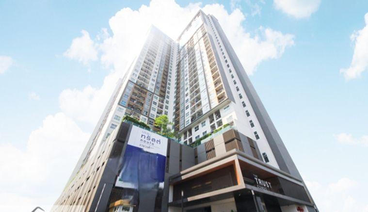 รูป 1 ห้องนอน | 1 ห้องน้ำ | BTS Nonthaburi Civic Center | 31 ตร.ม. | 8,000 บาท/เดือน | ชั้น 9 — The Trust Condo กรุงเทพฯ - รูปที่ 4/9