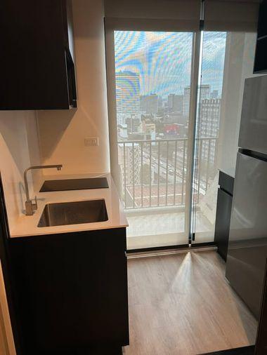 picture 1Bed | 1Bath | MRT Phra Ram 9 | 30sqm | THB 22,000/mo | Fl.15 — Nue District R9 Bangkok - 1/4