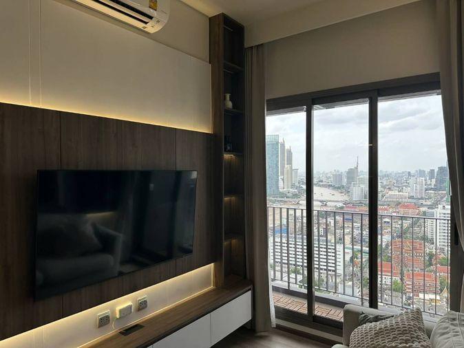 รูป 1 ห้องนอน | 1 ห้องน้ำ | BTS Saphan Taksin | 37 ตร.ม. | 27,000 บาท/เดือน | ชั้น 33 — Rhythm Charoenkrung Pavilion กรุงเทพฯ - รูปที่ 10/10