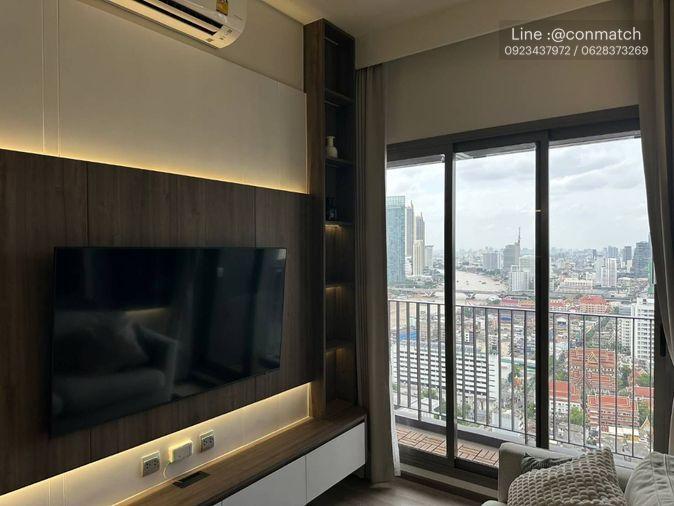 รูป 1 ห้องนอน | 1 ห้องน้ำ | BTS Saphan Taksin | 37 ตร.ม. | 27,000 บาท/เดือน | ชั้น 33 — Rhythm Charoenkrung Pavilion กรุงเทพฯ - รูปที่ 10/10