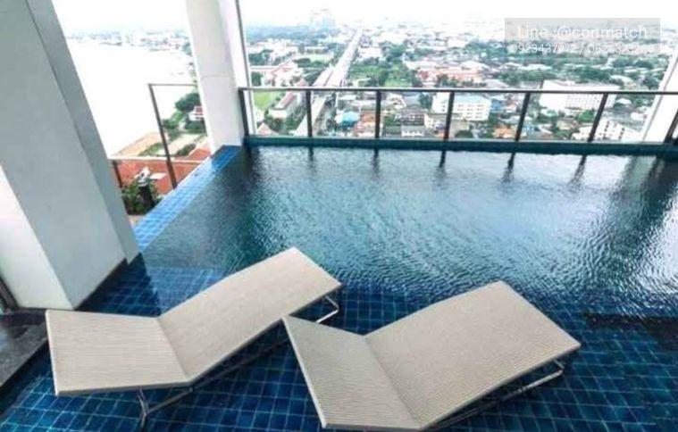 picture 2Bed | 2Bath | BTS Pak Nam | 63sqm | THB 19,000/mo | Fl.21 — Knightsbridge Sky River Ocean Bangkok - 7/10