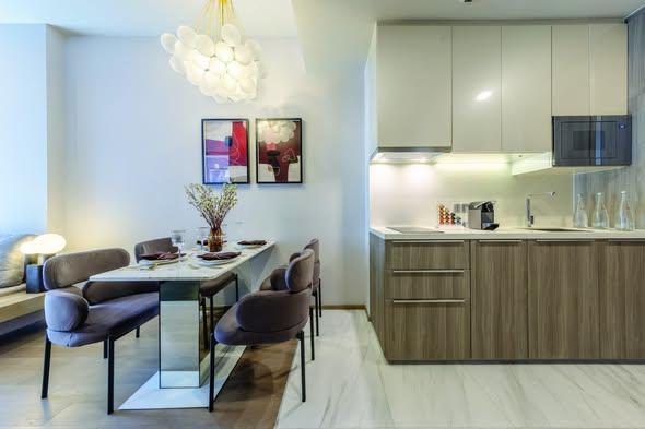 รูป 1 ห้องนอน | 1 ห้องน้ำ | BTS Asok | 42 ตร.ม. | 48,000 บาท/เดือน | ชั้น 24 — Celes Asoke กรุงเทพฯ - รูปที่ 5/5