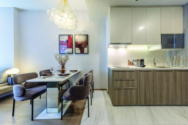 รูป 1 ห้องนอน | 1 ห้องน้ำ | BTS Asok | 42 ตร.ม. | 48,000 บาท/เดือน | ชั้น 24 — Celes Asoke กรุงเทพฯ - รูปที่ 5/5