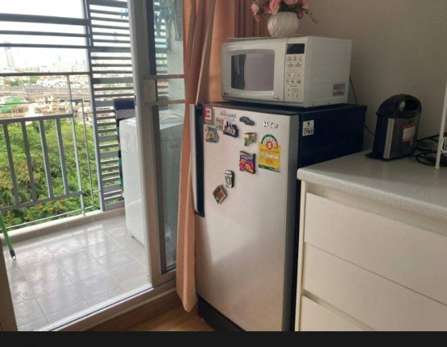 picture Studio | 1Bath | BTS Nopparat | 28sqm | THB 9,000/mo | Fl.9 — The Trust Residence Ratchada-Rama 3 Bangkok - 7/8