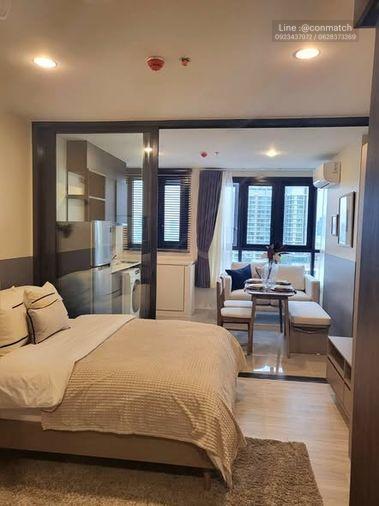 รูป สตูดิโอ | 1 ห้องน้ำ | MRT Huai Khwang | 30 ตร.ม. | 25,000 บาท/เดือน | ชั้น 26 — Huai Khwang Market กรุงเทพฯ - รูปที่ 1/5
