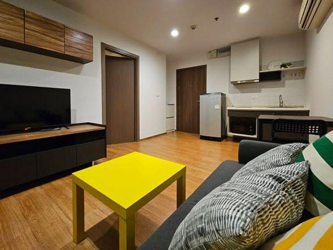 รูป 1 ห้องนอน | 1 ห้องน้ำ | BTS On Nut | 35.03 ตร.ม. | 17,000 บาท/เดือน | ชั้น 12 — The Base Sukhumvit 77 กรุงเทพฯ - รูปที่ 1/5