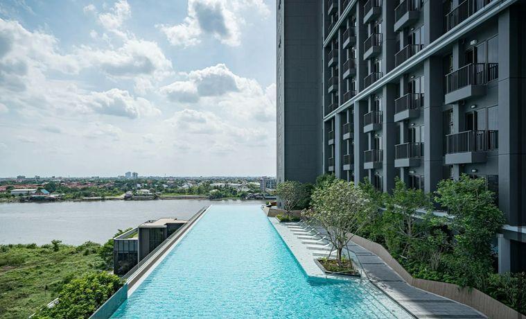 รูป 1 ห้องนอน | 1 ห้องน้ำ | MRT Phra Nang Klao Bridge | 29 ตร.ม. | 13,000 บาท/เดือน | ชั้น 22 — The Politan Aqua กรุงเทพฯ - รูปที่ 1/10