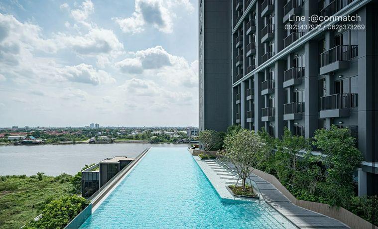รูป 1 ห้องนอน | 1 ห้องน้ำ | MRT Phra Nang Klao Bridge | 29 ตร.ม. | 13,000 บาท/เดือน | ชั้น 22 — The Politan Aqua กรุงเทพฯ - รูปที่ 1/10