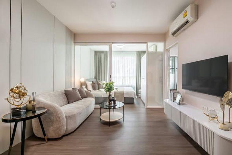 รูป 1 ห้องนอน | 1 ห้องน้ำ | MRT Phra Ram 9 | 33 ตร.ม. | 16,000 บาท/เดือน | ชั้น 4 — Biza Condominium กรุงเทพฯ - รูปที่ 1/5