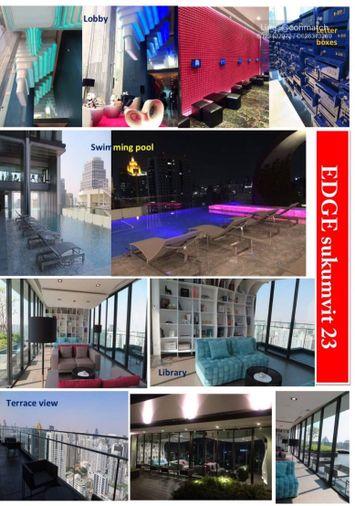 รูป 1 ห้องนอน | 1 ห้องน้ำ | MRT Sukhumvit | 31 ตร.ม. | 25,000 บาท/เดือน | ชั้น 15 — Edge Sukhumvit 23 กรุงเทพฯ - รูปที่ 10/10
