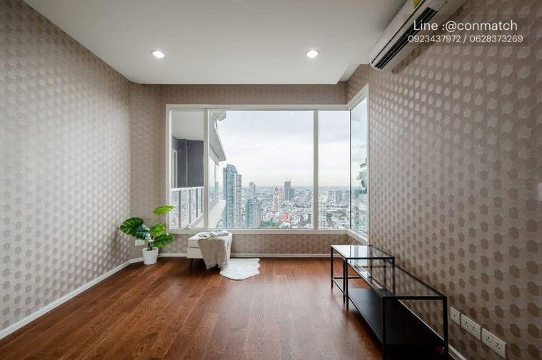picture 2Bed | 2Bath | BTS Saphan Taksin | 89sqm | THB 65,000/mo | Fl.35 — Menam Residences Bangkok - 9/10