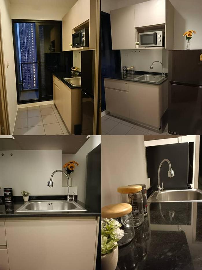 picture 1Bed | 1Bath | MRT Phra Nang Klao Bridge | 30sqm | THB 11,000/mo | Fl.37 — The Politan Rive Bangkok - 4/6