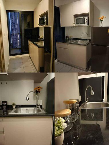 รูป 1 ห้องนอน | 1 ห้องน้ำ | MRT Phra Nang Klao Bridge | 30 ตร.ม. | 11,000 บาท/เดือน | ชั้น 37 — The Politan Rive กรุงเทพฯ - รูปที่ 4/6