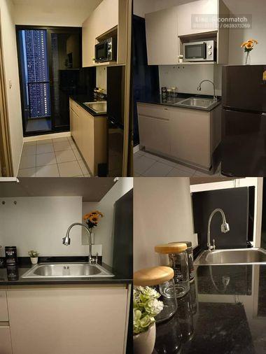 รูป 1 ห้องนอน | 1 ห้องน้ำ | MRT Phra Nang Klao Bridge | 30 ตร.ม. | 11,000 บาท/เดือน | ชั้น 37 — The Politan Rive กรุงเทพฯ - รูปที่ 4/6