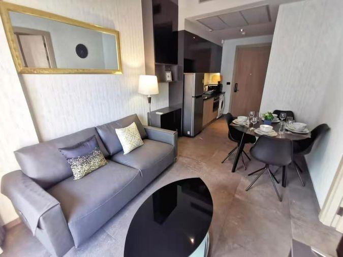 รูป 1 ห้องนอน | 1 ห้องน้ำ | MRT Phetchaburi | 35 ตร.ม. | 28,000 บาท/เดือน | ชั้น 24 — The Lofts Asoke กรุงเทพฯ - รูปที่ 1/10