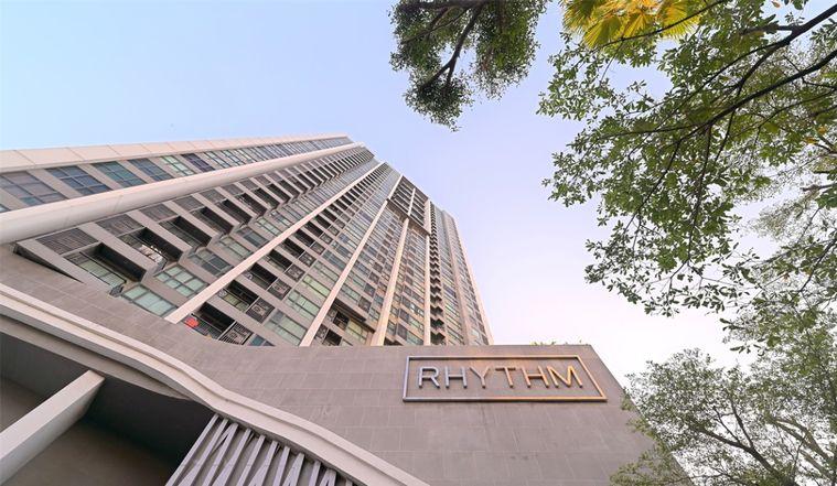 รูป 1 ห้องนอน | 1 ห้องน้ำ | BTS Phra Khanong | 35 ตร.ม. | 19,000 บาท/เดือน | ชั้น 12 — Rhythm Sukhumvit 44/1 กรุงเทพฯ - รูปที่ 9/10