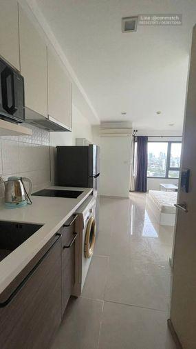 รูป สตูดิโอ | 1 ห้องน้ำ | MRT Khlong Toei | 23 ตร.ม. | 12,000 บาท/เดือน | ชั้น 8 — Condolette Pixel Sathorn กรุงเทพฯ - รูปที่ 1/10