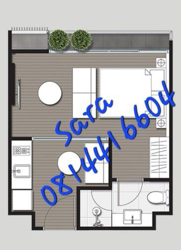 รูป 1 ห้องนอน | 1 ห้องน้ำ | BTS Ekkamai | 29 ตร.ม. | 16,000 บาท/เดือน | ชั้น 1 — Noble Ambience Sukhumvit 42 กรุงเทพฯ - รูปที่ 6/6
