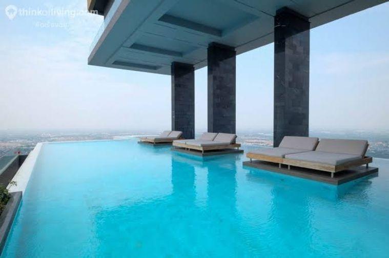 รูป 1 ห้องนอน | 1 ห้องน้ำ | MRT Phra Nang Klao Bridge | 27 ตร.ม. | 13,000 บาท/เดือน | ชั้น 33 — The Politan Aqua กรุงเทพฯ - รูปที่ 2/9