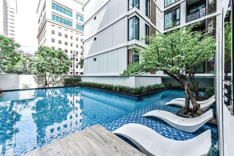 picture 1Bed | 1Bath | BTS Ratchathewi | 32sqm | THB 20,000/mo | Fl.7 — Maestro 14 Siam - Ratchathewi Bangkok - 1/4