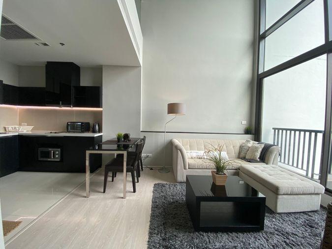 picture 1Bed | 1Bath | BTS Phra Khanong | 60sqm | THB 43,000/mo | Fl.30 — Rhythm Sukhumvit 44/1 Bangkok - 2/5