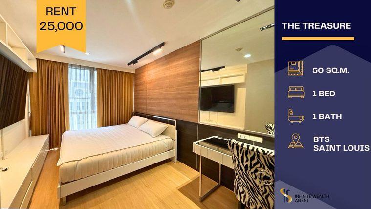 รูป ✨แรร์ไอเทมไซส์ใหญ่! The Treasure ถ.ปั้น ใกล้วัดแขก | 1นอน 50ตร.ม. แต่งสวย เฟอร์หรู ของกินเพียบ | เช่า 25,000 ทักด่วน! - รูปที่ 1/11