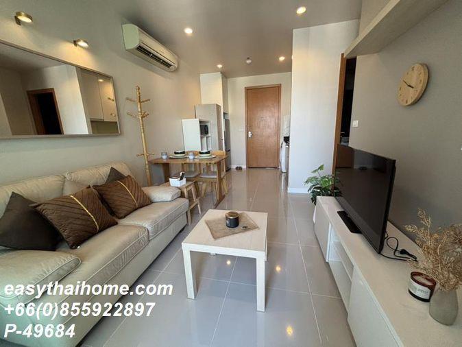 รูป P-49684 ให้เช่า เซอร์เคิล คอนโดมิเนียม  | 39 ตร.ม. | ชั้น 32 อาคาร 2 | วิวเมือง | เฟอร์นิเจอร์ครบ | Line Id: @easythaihome | 085-592-2897 - รูปที่ 3/4