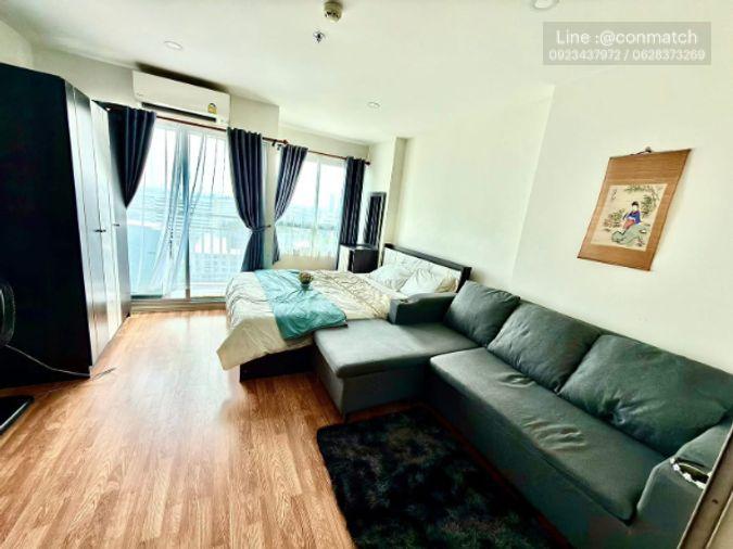 รูป 1 ห้องนอน | 1 ห้องน้ำ | MRT Tha Phra | 36 ตร.ม. | 10,000 บาท/เดือน | ชั้น 17 — Lumpini Ville Pattanakarn - Srinakarin กรุงเทพฯ - รูปที่ 7/10