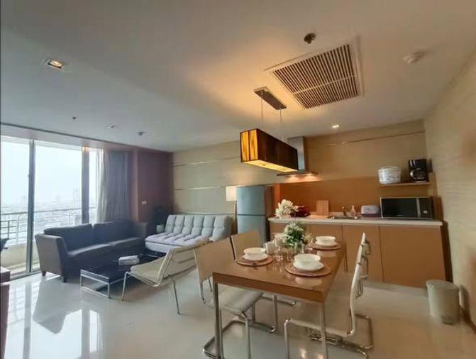 รูป 1 ห้องนอน | 1 ห้องน้ำ | BTS Chong Nonsi | 65 ตร.ม. | 31,000 บาท/เดือน | ชั้น 15 — Sathorn Prime Residence กรุงเทพฯ - รูปที่ 1/5