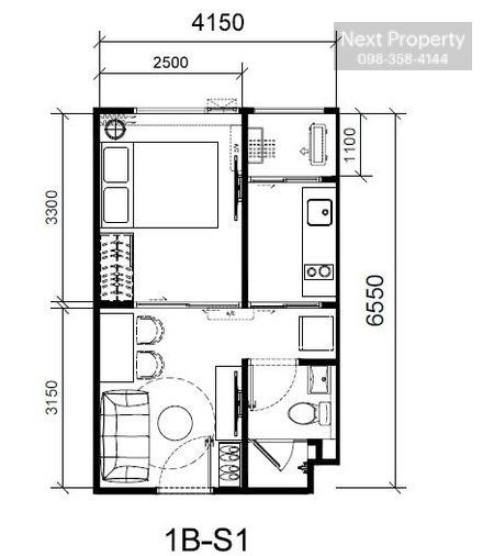 picture AS2356 The Livin Ramkhamhaeng Condo For Rent - 10/10