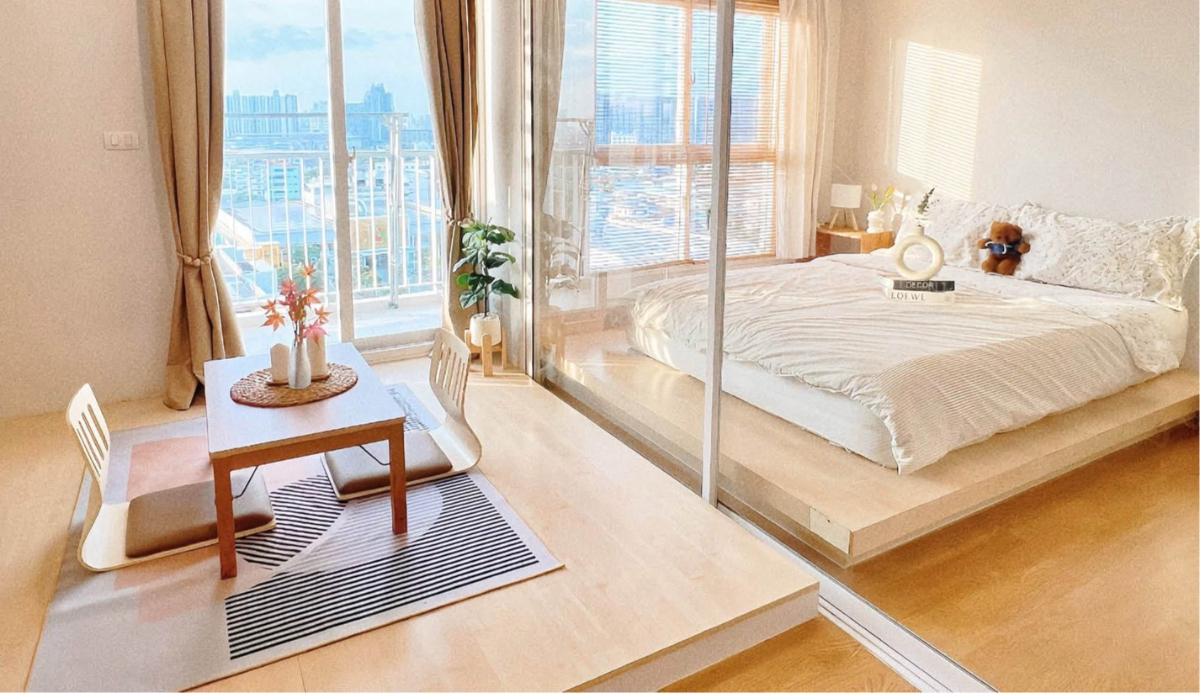 picture 🟪🟦🟩🟨🟧 For Rent: The Parkland Ratchada - Wongsawang ✨ Beautiful minimalist style room 🛎️🛎️ | Line@: @assetspro - 1/8