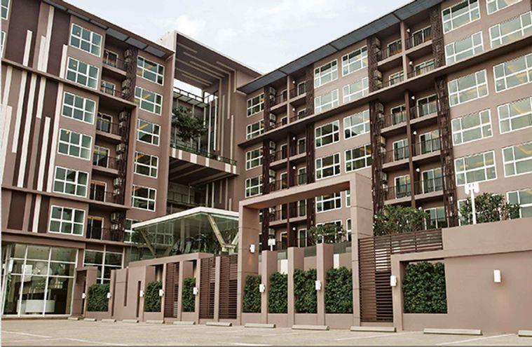 รูป 1 ห้องนอน | 1 ห้องน้ำ | MRT Muang Thong Thani | 34 ตร.ม. | 13,000 บาท/เดือน | ชั้น 5 — The Lakes Condominium กรุงเทพฯ - รูปที่ 1/10