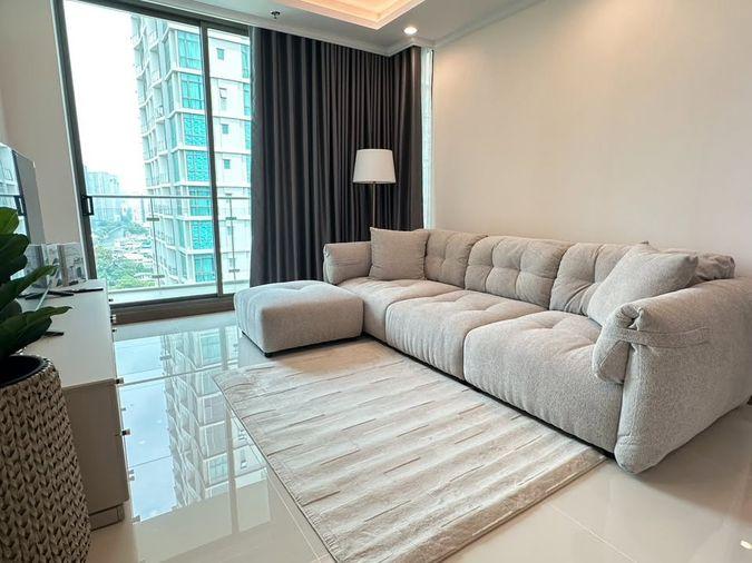 รูป 2 ห้องนอน | 2 ห้องน้ำ | BTS Phrom Phong | 81.5 ตร.ม. | 60,000 บาท/เดือน | ชั้น 19 — Supalai Oriental Sukhumvit 39 Sukhumvit 39 - รูปที่ 1/10