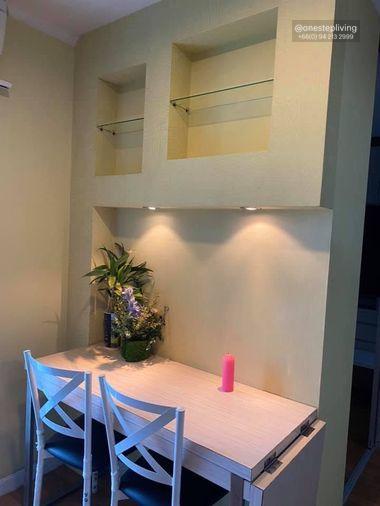 รูป 📣ให้เช่าคอนโด Lumpini Place Rama 4 - Kluaynamthai (BTS เอกมัย) เฟอร์ครบ @onestepliving - รูปที่ 7/9